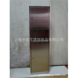 上海专业生产供应暗装组合型带垃圾桶 不锈钢擦手纸箱 1200MM