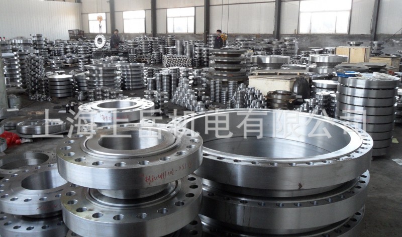 高压合金钢重型焊接式瓶颈法兰大型设备传动法兰盘非标异形法兰