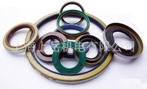 PARKER液压气动密封件派克进口氟硅聚氨酯O型圈金属骨架油封挡圈