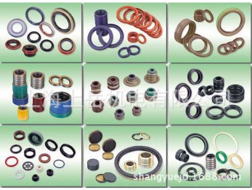 PARKER液压气动密封件派克进口氟硅聚氨酯O型圈金属骨架油封挡圈