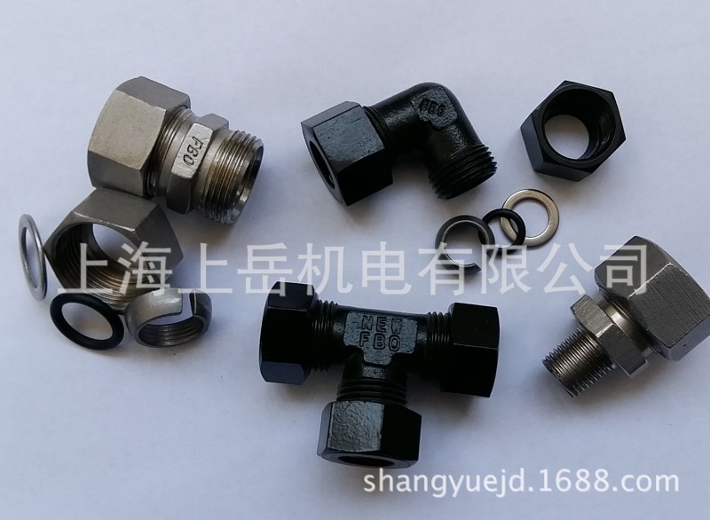 FBO电泳漆压紧式管接头VEBEO快装可拆卸O型圈卡套接头SNFBO上海