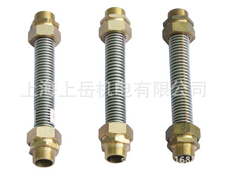 燃气防爆双层挠性波纹软管制冷系统紫铜波形螺旋管接头法兰组件