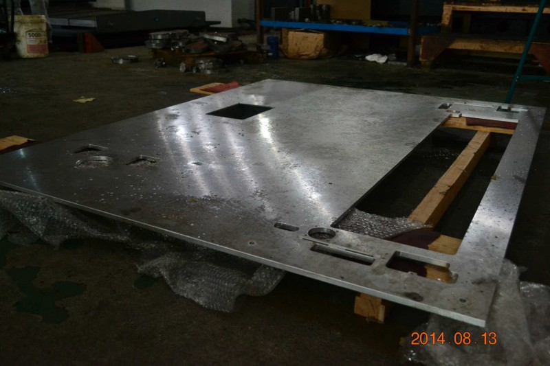 高精度超平航空铝板中心出水ZF减速器龙门CNC加工