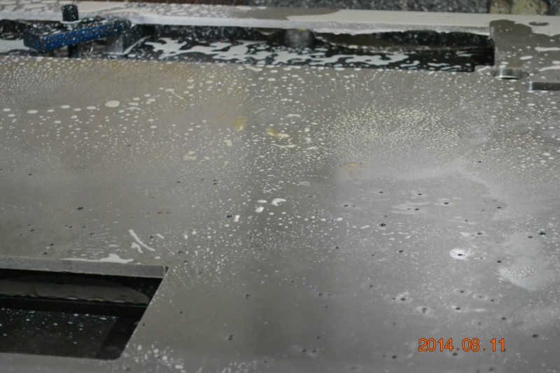 高精度超平航空铝板中心出水ZF减速器龙门CNC加工