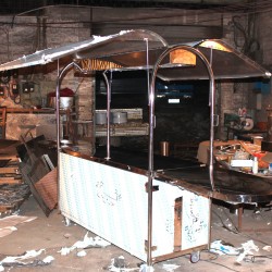 不锈钢咖啡车 厂家直销 出口正品 纯手工制作 钣金折弯焊接加工