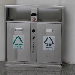不锈钢户外垃圾桶果皮箱 分类不锈钢垃圾箱 环卫垃圾桶 批发零售