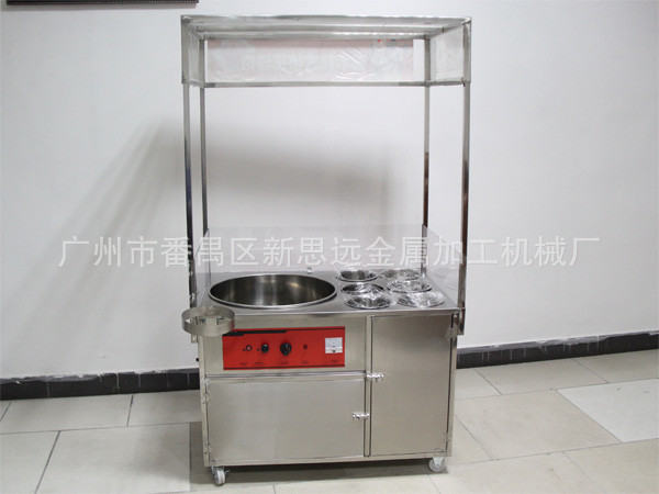 广东番禺厂家生产豪华带6桶花式艺术棉花糖机 CC-616R