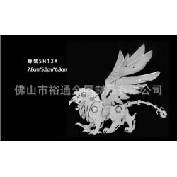 狮鹫 SH12X 动漫创意手办不锈钢幻兽玩具 不锈钢家居摆件