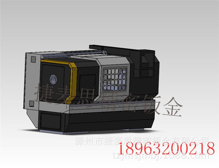 【机床外防护罩】 专业加工|设计 精密钣金件加工 F6150钣金