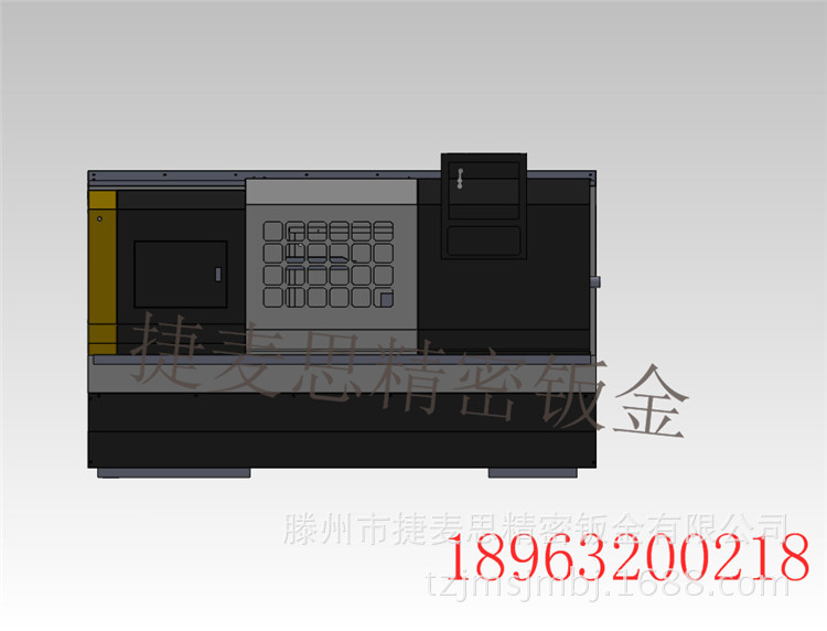 【机床外防护罩】 专业加工|设计 精密钣金件加工 F6150钣金