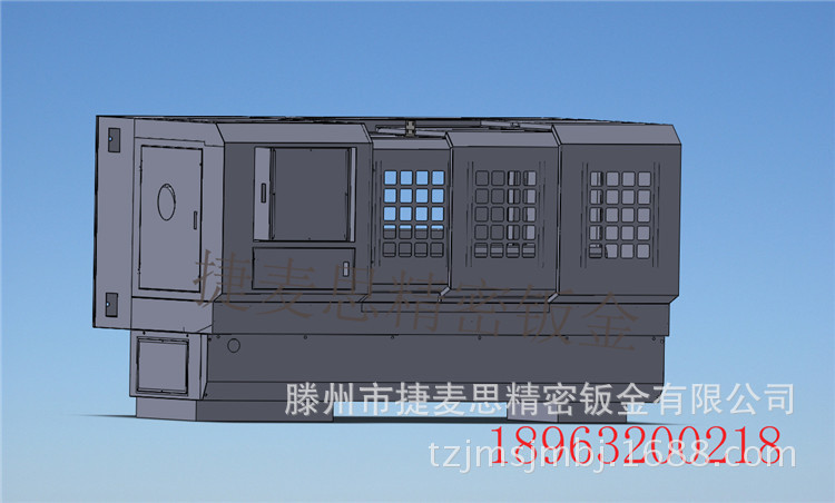 【机床外防护罩】 专业加工|设计 精密钣金件加工 F6150钣金
