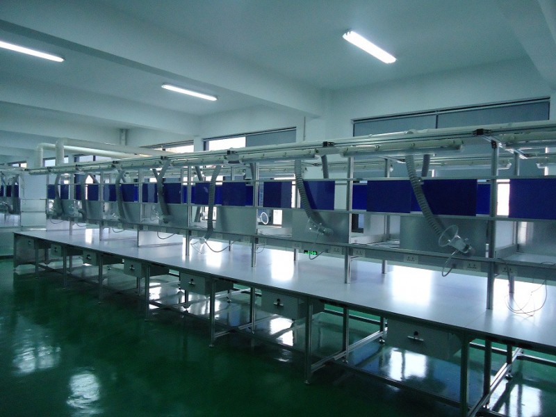 电子产品装配测试组装包装皮带输送线