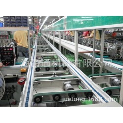 供应上海2.5 3被速装配 测试 老化塑料滚珠倍速链输送设备