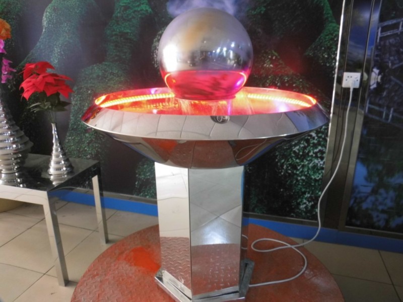 酒店企业不锈钢转运球,不锈钢装饰精品d5----多彩风水球