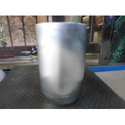 酒店企业办公室装饰摆件，家居不锈钢精品圆锥花盆，展厅装饰品