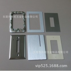 厂家专业定制 门铃金属开关面板 不锈钢控制面板 按键铝合金面板