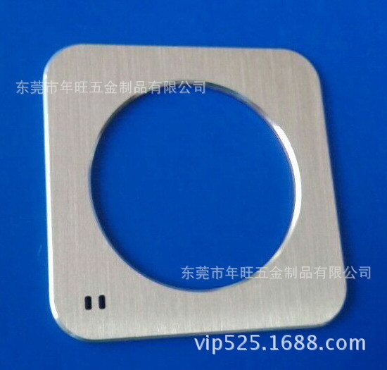 86锌合金开关面板 门控金属开关面板 不锈钢拉丝开关面板