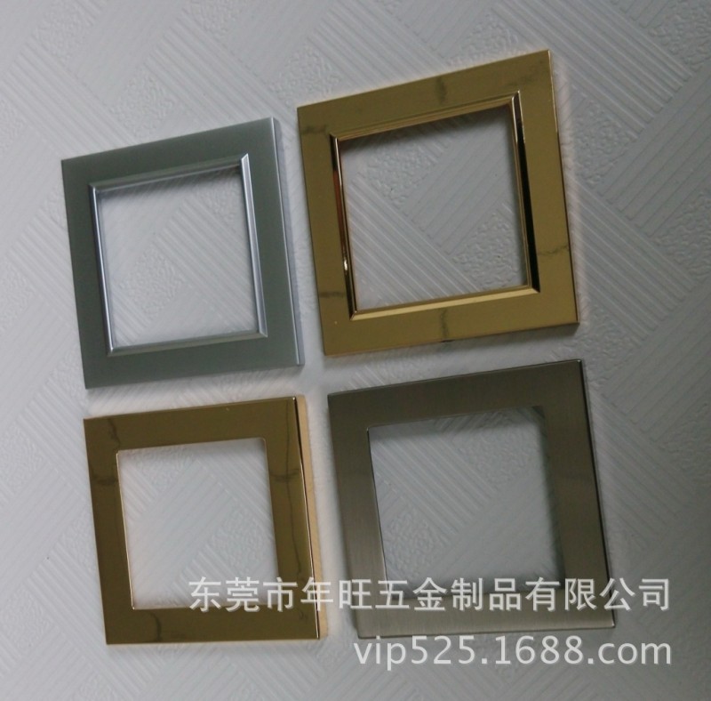 高档触控金属开关面板 不锈钢拉丝开关面板 铝合金氧化面板 订做