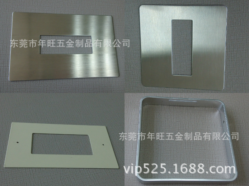 高档触控金属开关面板 不锈钢拉丝开关面板 铝合金氧化面板 订做