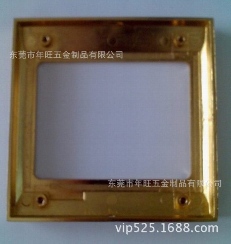 86锌合金电镀面板 金属开关面板 墙壁开关面板外壳 低价定制
