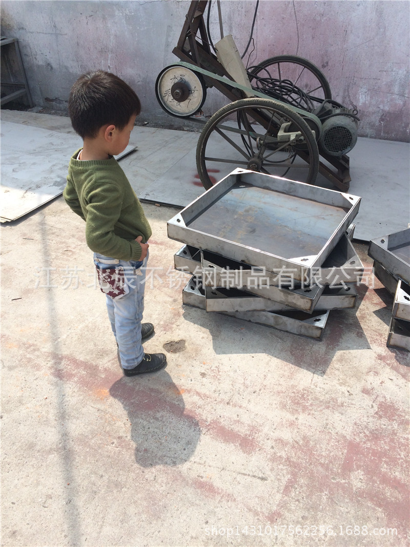 戴南不锈钢井盖 下水道隐形不锈钢井盖定做 非标不锈钢井盖