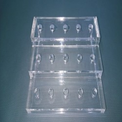 供应有机玻璃梯形亚克力展示架