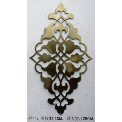 激光切割不锈钢异形摆件，酒店家居装饰品，企业办公室钛金摆件