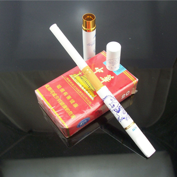 爵友JZIY爵之友过滤烟嘴818青花瓷循环可清洗型烟具带便携盒 批发