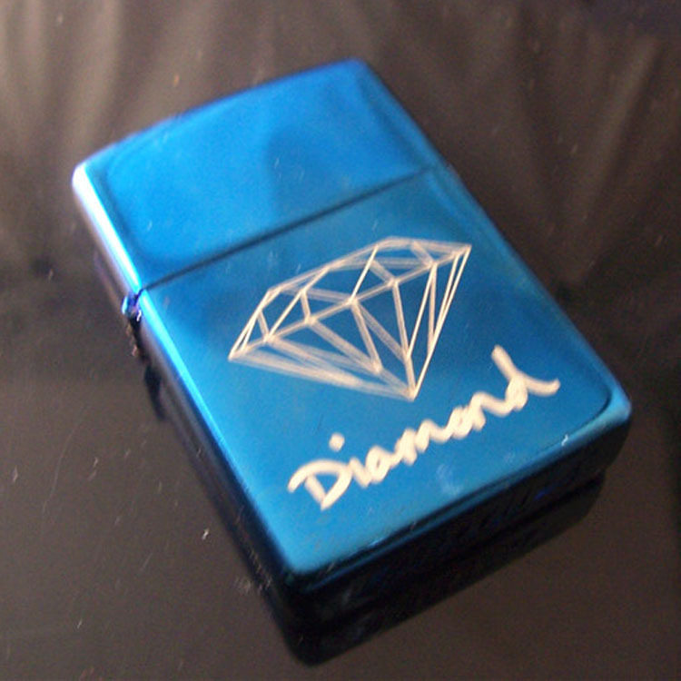 ZIPPO类蓝冰钻石情人 激刻系列煤油打火机 广告创意打火机可定制