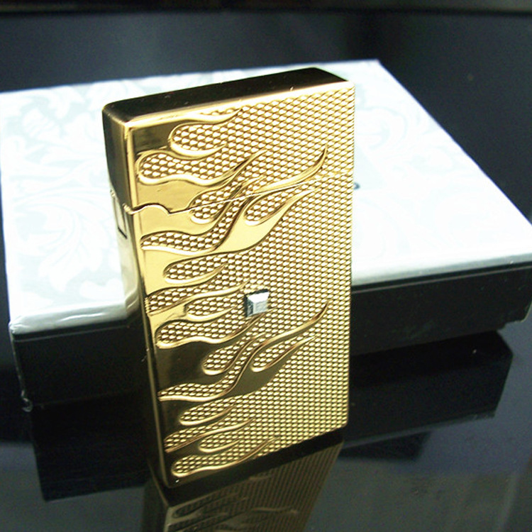 触摸电子感应打火机 电子防风金属打火机 635火焰 创意打火机批发