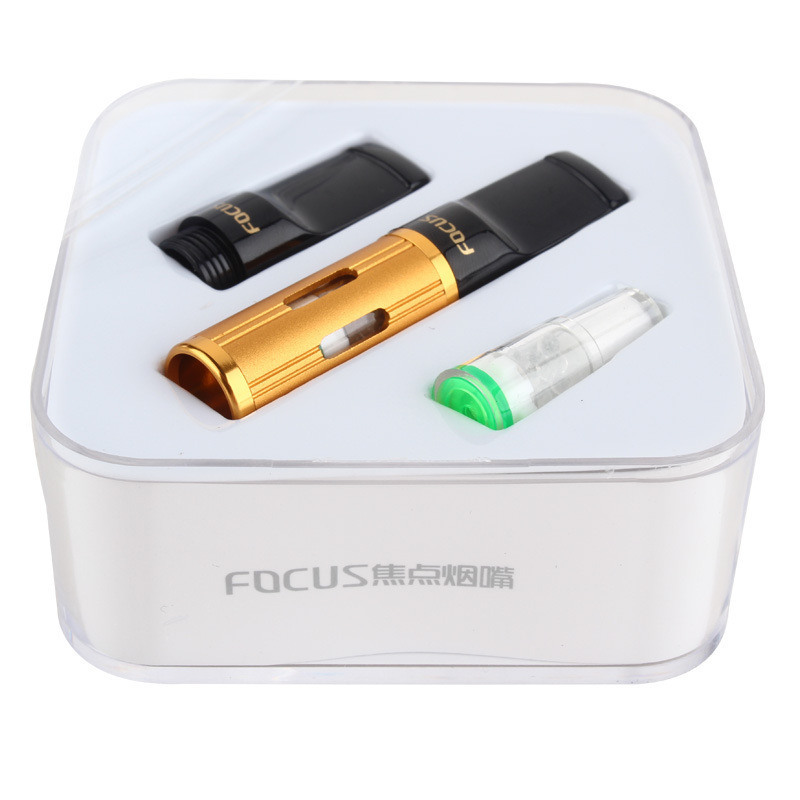 温州烟具批发 FOCUS焦点烟嘴 换芯型金属树脂健康循环烟嘴 可清洗