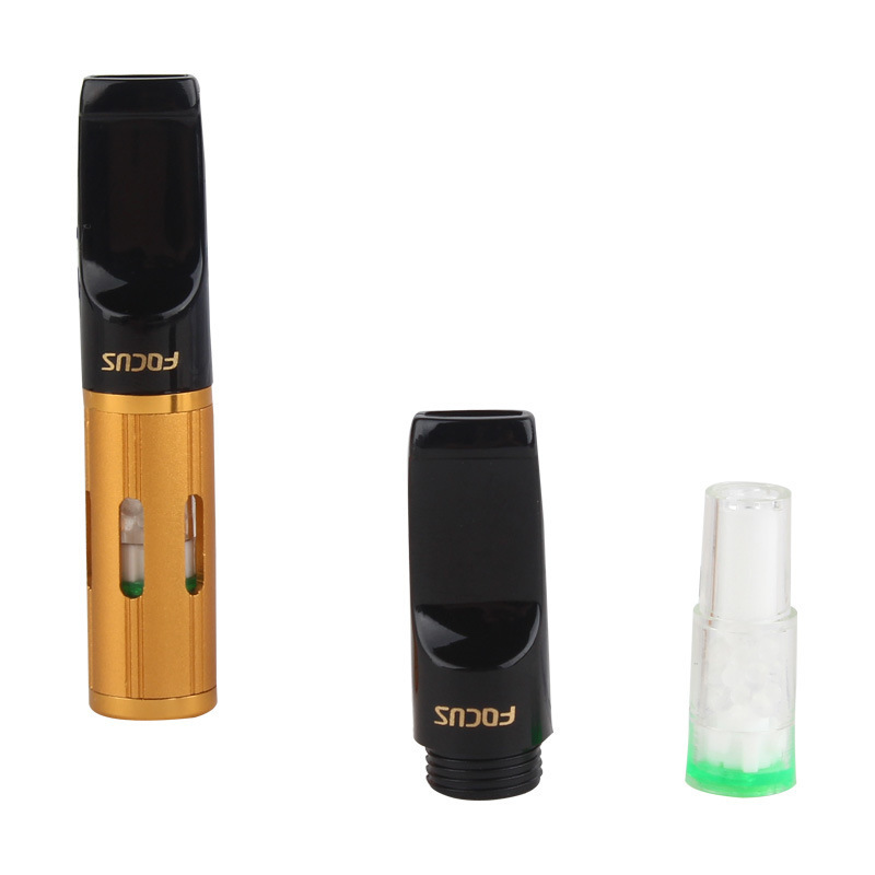 温州烟具批发 FOCUS焦点烟嘴 换芯型金属树脂健康循环烟嘴 可清洗