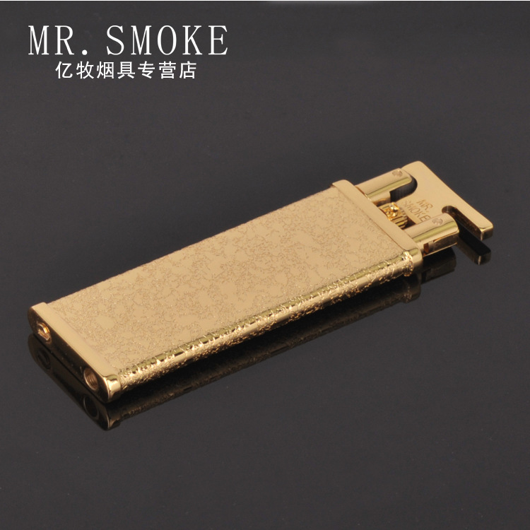 烟先生 MR SMOKE 火石气体打火机 精致超薄 繁花 精致火机批发