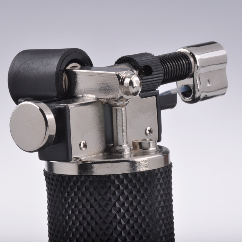 百诚正品直冲防风焊接喷火枪打火机金属充气户外烧烤经典创意个性