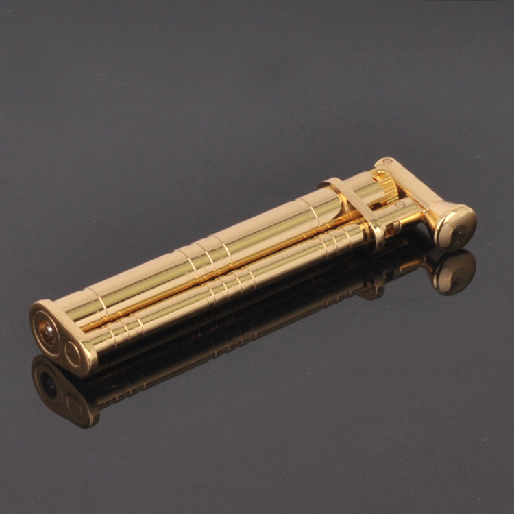 MR.SMOKE 烟先生企鹅 个性砂轮气体 打火机 粗金 创意时尚精致