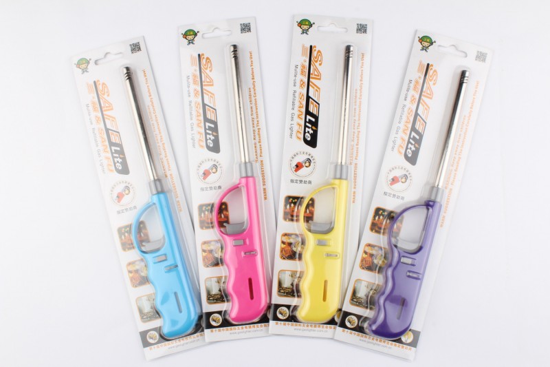 供应多功能BBQ烧烤点香点蜡烛点煤气灶可充气点火枪户外用品批发