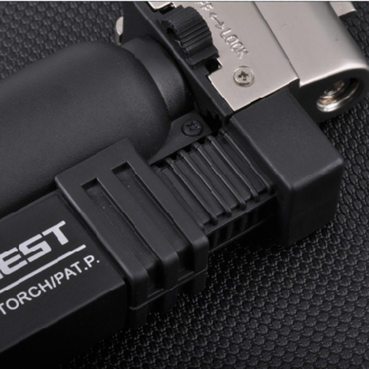 正品百诚Honest 500直冲喷火双火创意金属打火机 户外高温打火机