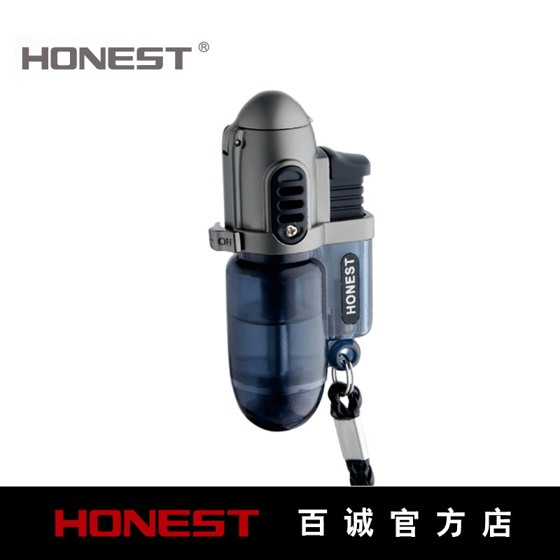 百诚正品迷你直冲防风小打火机可变火苗定火鬼火火机促销户外用品