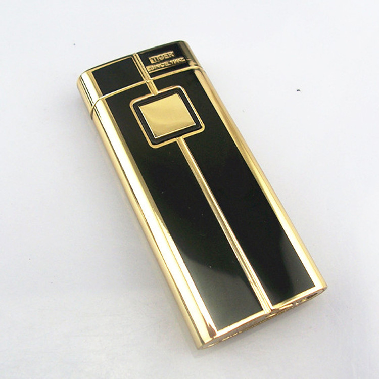 正品Tiger 虎牌打火机触摸感应防风打火机 创意打火机批发可刻字