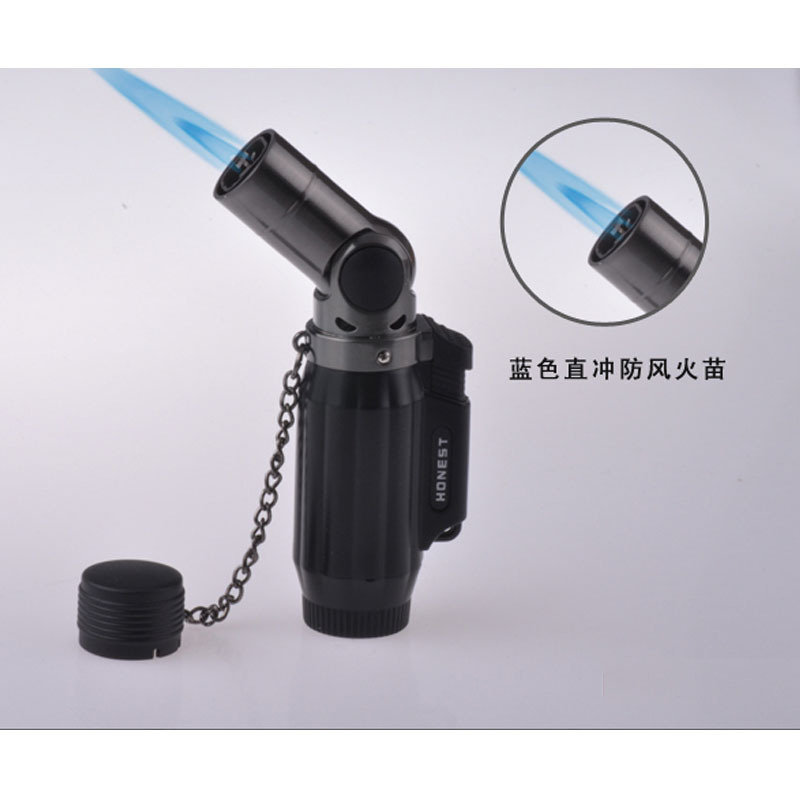 正品百诚513座四头直冲大喷抢高档礼盒打火机 户外用品 烟具批发