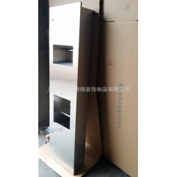 单门嵌入式不锈钢组合型手纸箱（内置抽纸盒 干手器垃圾桶）