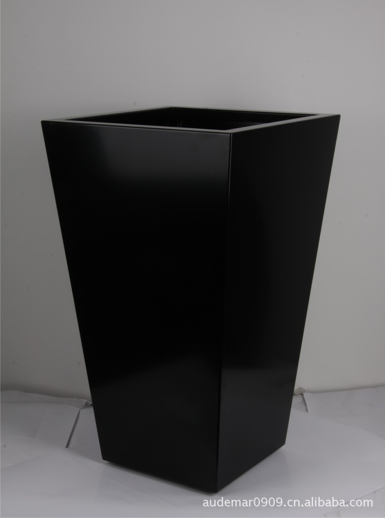 供应金属花盆,铝制喷塑花盆, 装饰花盆