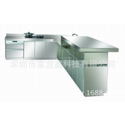 酒店成套厨房厨具、超市熟食货台、家具厨房设备，提供定制加工