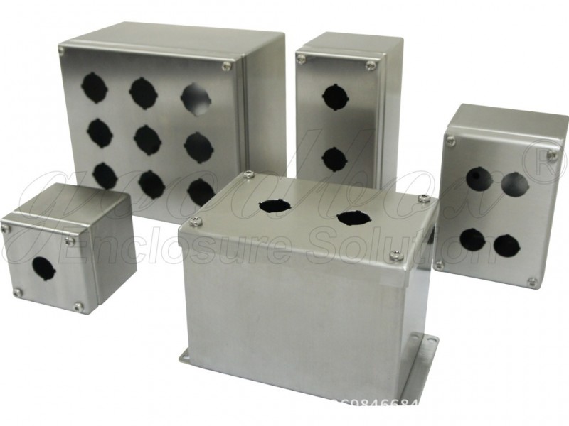 供应不锈钢GBPB按钮盒 钣金加工 非标 定制