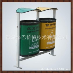 专业生产 市政不锈钢垃圾桶 户外环卫单双桶垃圾桶 垃圾箱