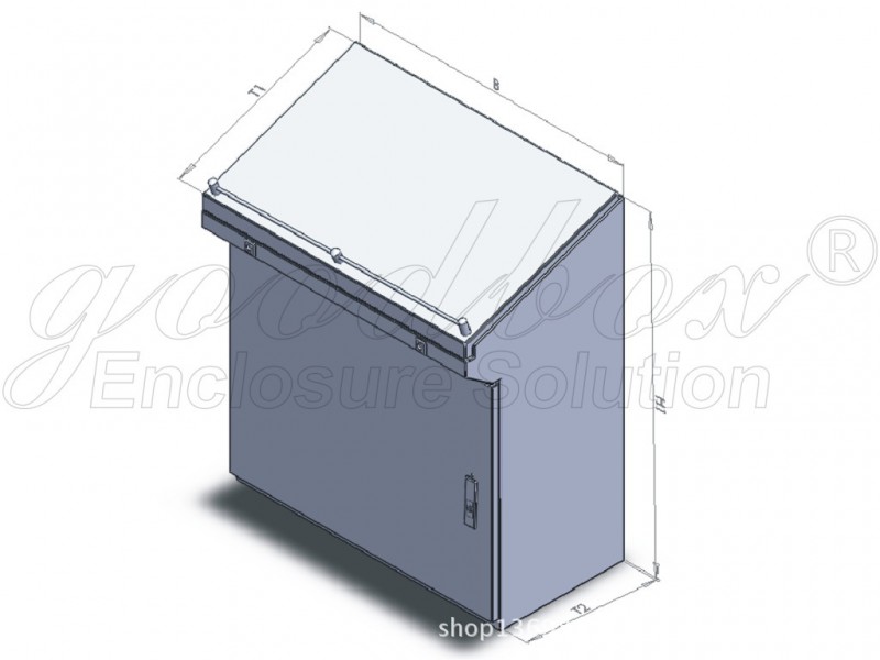 供应 不锈钢箱柜 GBAP单斜面式控制台 钣金加工 非标机柜 定制