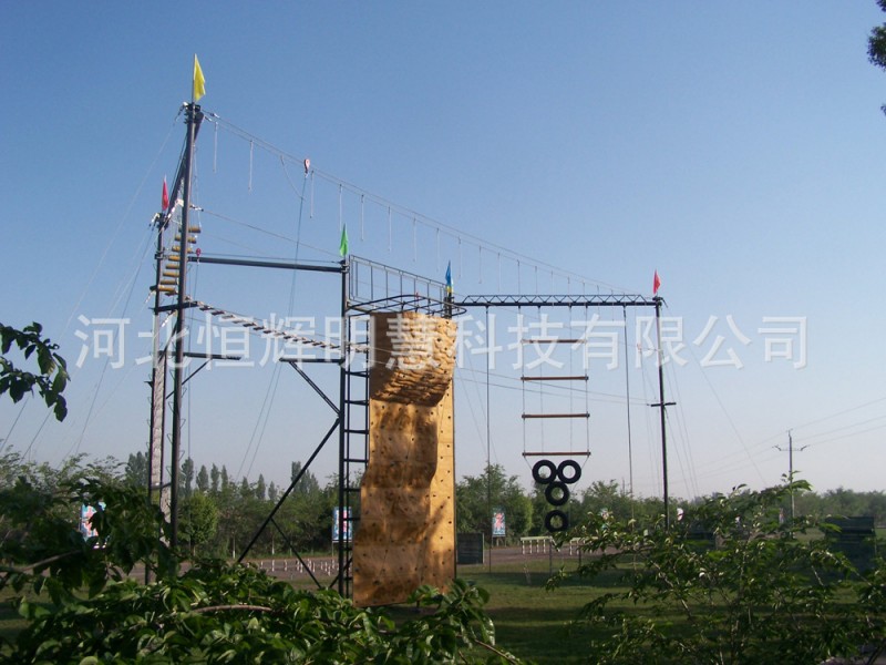 户外拓展训练设备器械实力厂家直销 天梯 空中断桥 攀岩