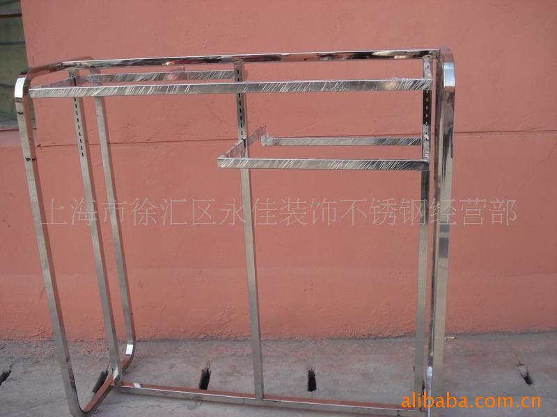 提供钣金加工商场服装道具 挂包架,挂衣架 皮带架 金属衣架
