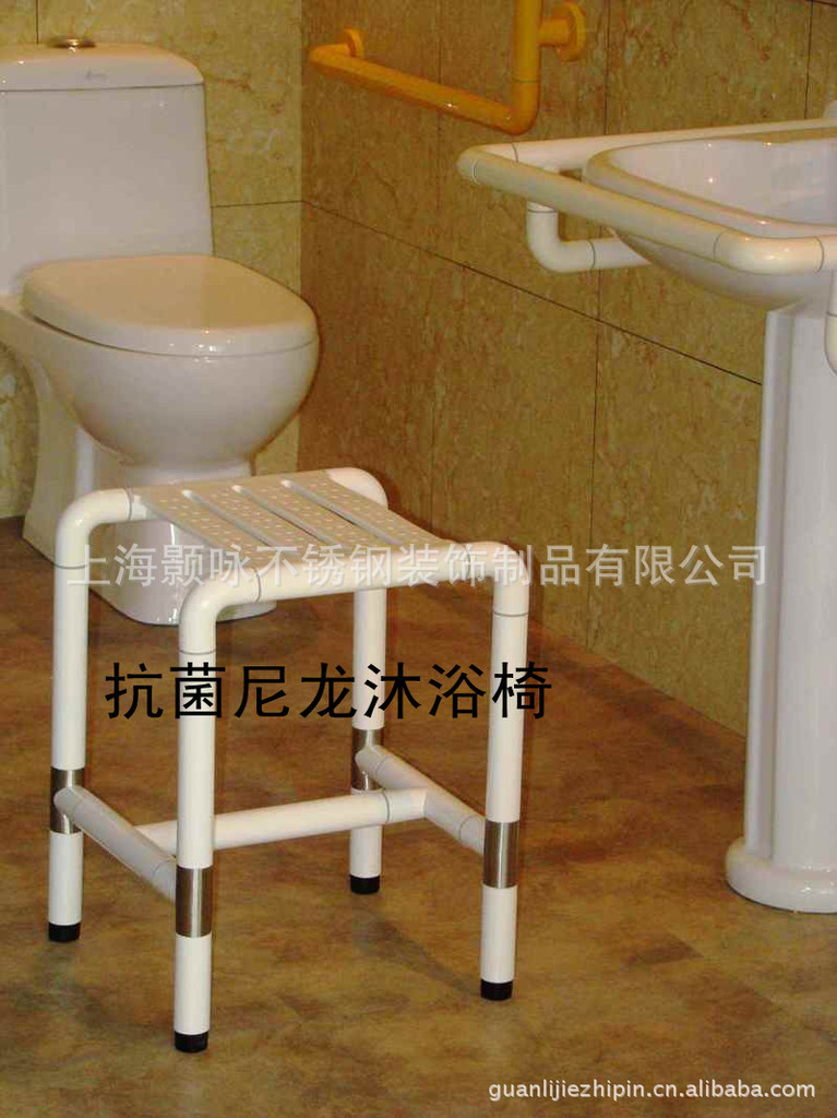供应养老院 无障碍残疾人老年人抗菌尼龙浴室沐浴凳