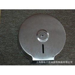 批发供应酒店 宾馆用圆筒 方形不锈钢手纸架 手纸盒